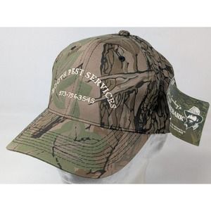 Vintage Jim Crumley's Trebark‎ Camouflage Snapback Baseball Hat Cap New 90 1990s